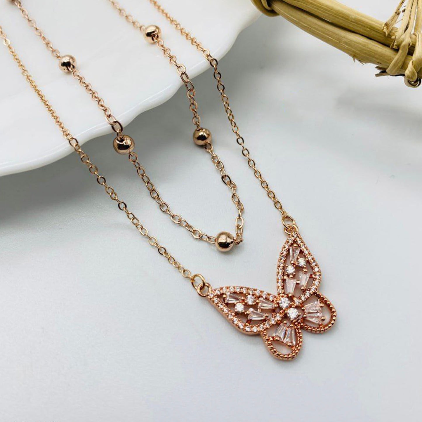 REGALIA BUTTERFLY NECKLACE