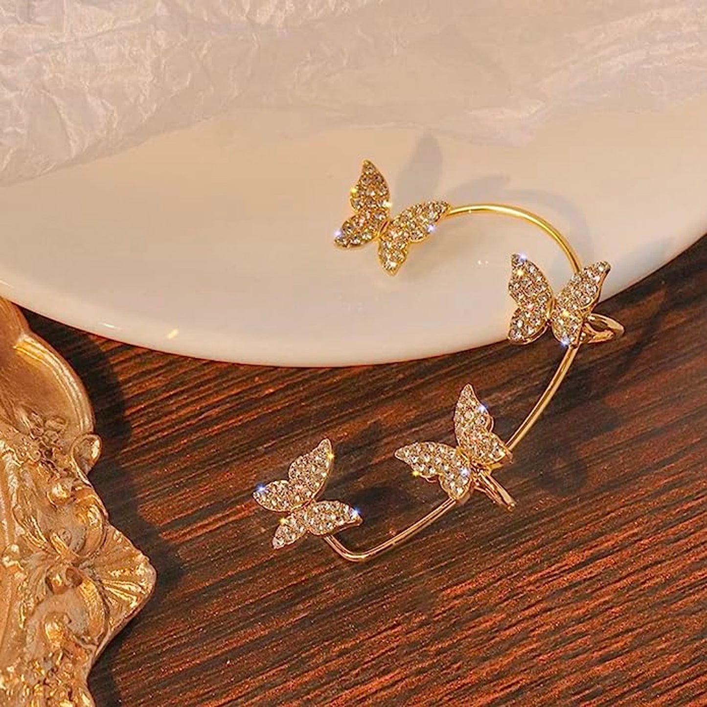 REGALIA BUTTERFLY EAR CUFF BRACELET