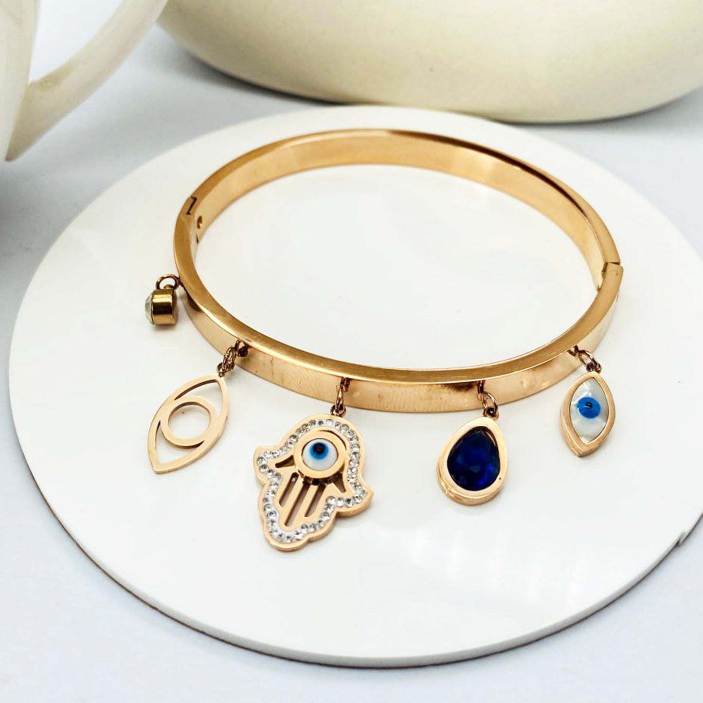 REGALIA EVIL EYE SNAP BRACELET