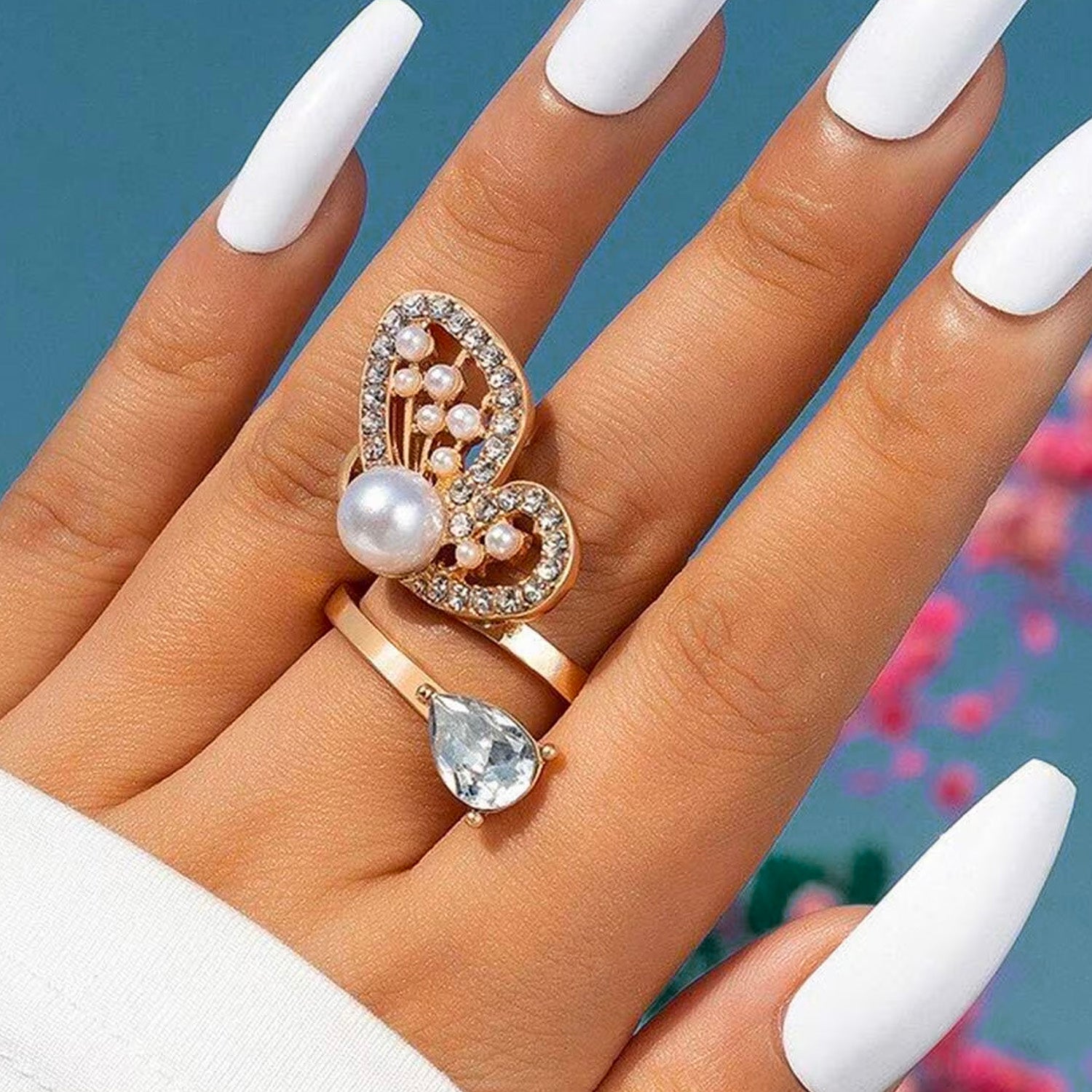Regalia Half Wing Cocktail Ring