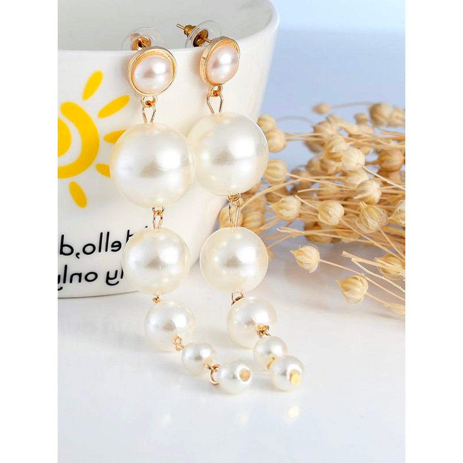 Regalia Pearl Drop Earring