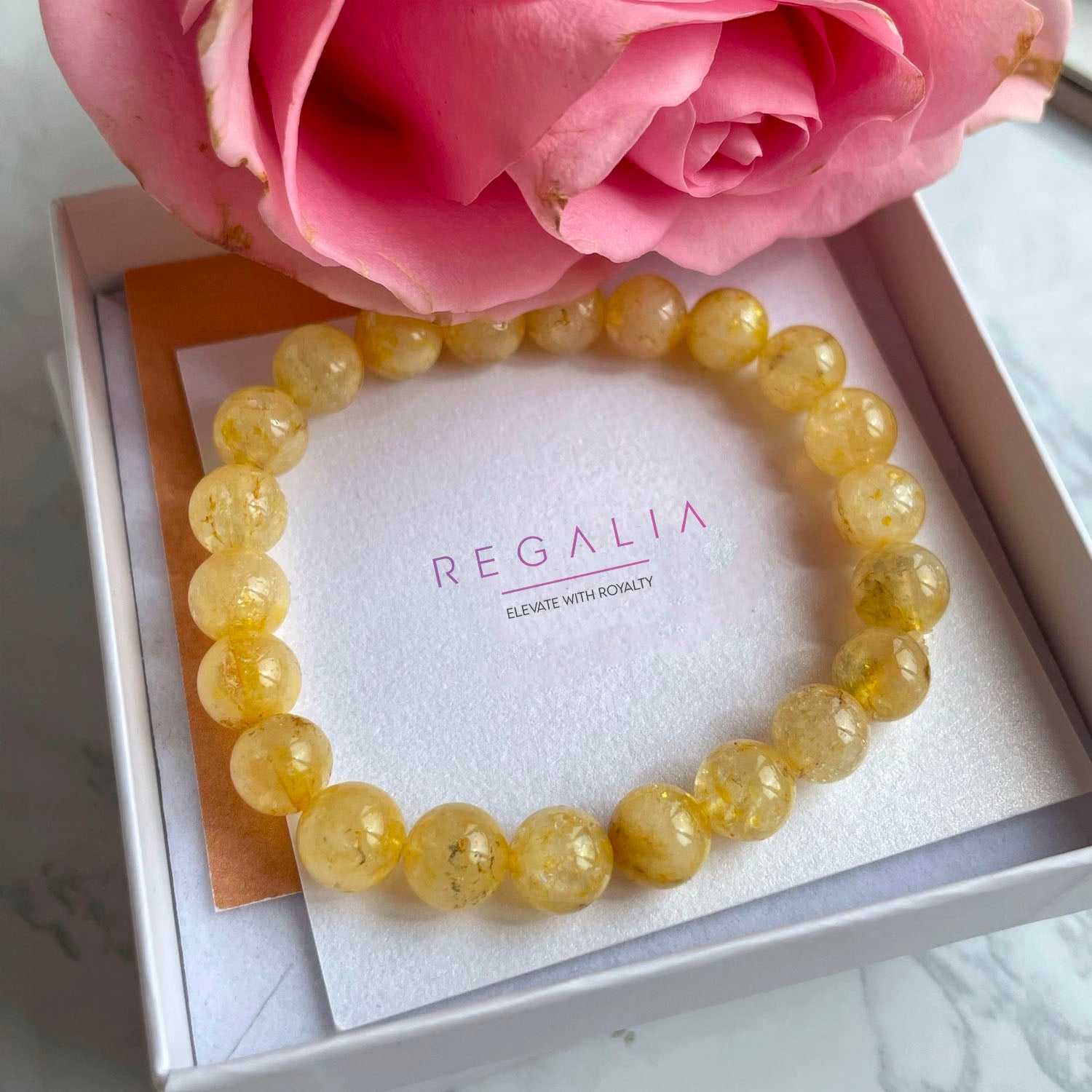 YELLOW CITRINE BRACELET