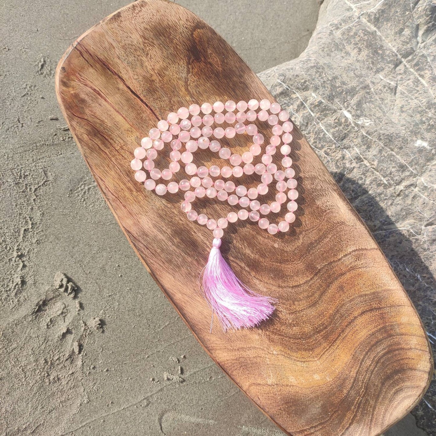 ROSE QUARTZ MALA