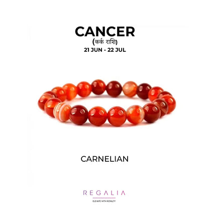 CARNELIAN BRACELET (कर्क राशि)