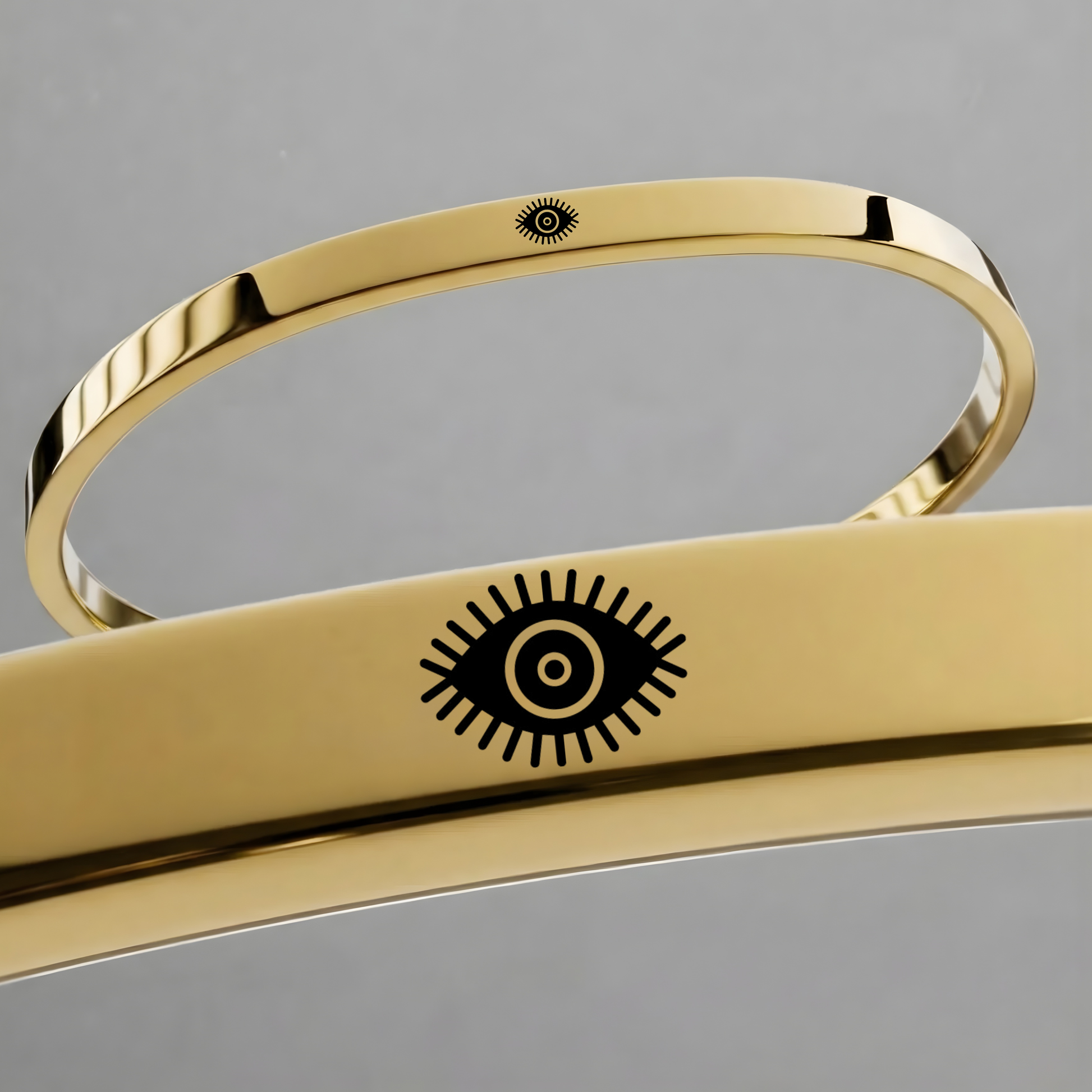 Evil Eye Protector Cuff Bracelet