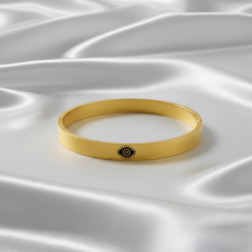 Evil Eye Protector Snap Bracelet