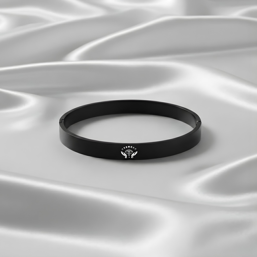 Celestial Mystic Eye & Moon Snap Bracelet