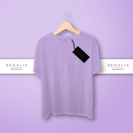 Regalia Plain Oversize T-Shirt ( Lavender )