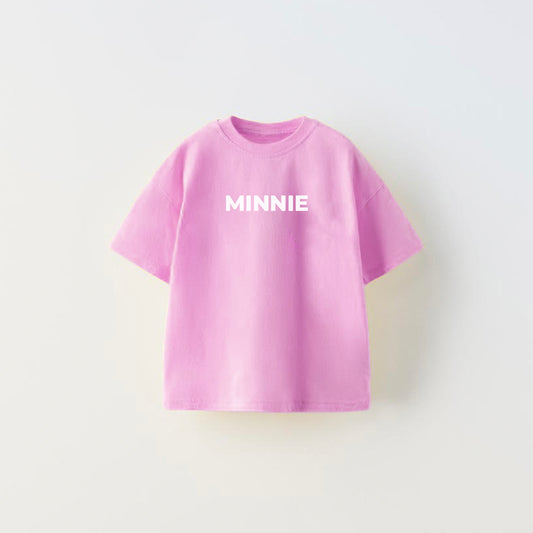 Customised Baby T-Shirt (0-3 Yrs) - Baby Pink