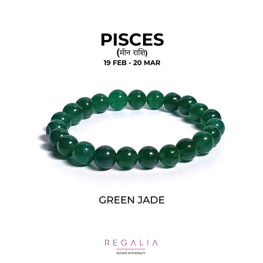 GREEN JADE BRACELET (मीन राशि)