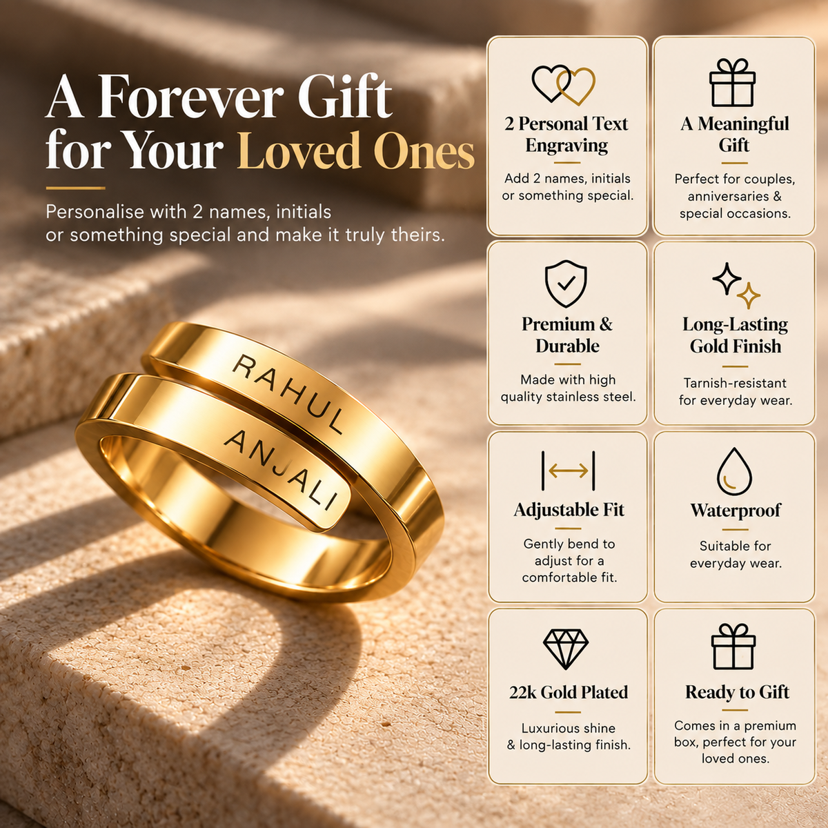 CUSTOMIZED RING - A SPECIAL JEWELRY GIFT