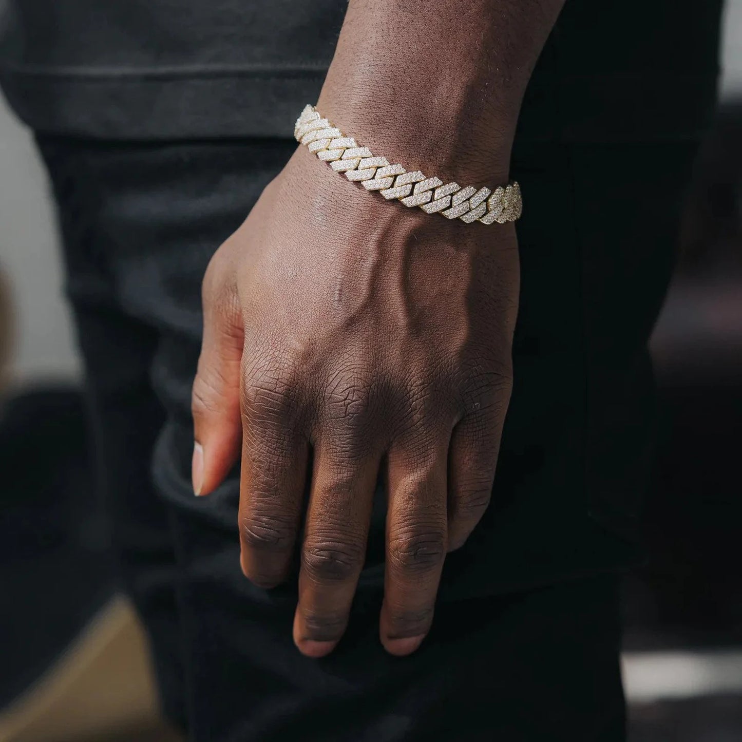 CUBAN LINK ICED OUT BRACELET