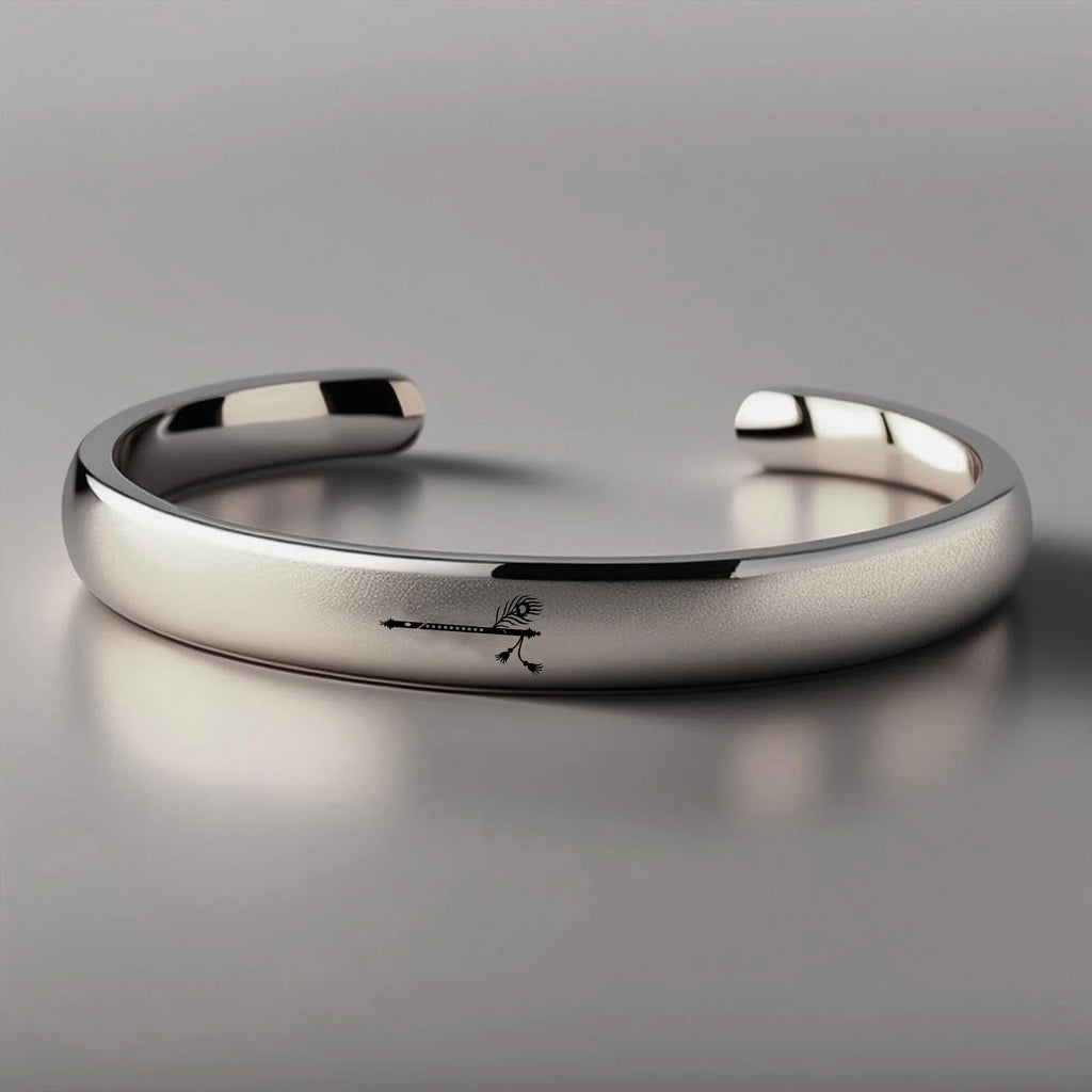 Krishna Flute Cuff Bracelet