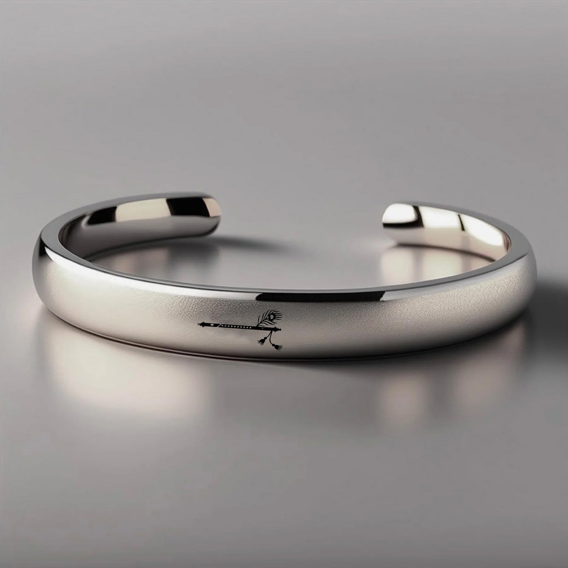 Krishna Flute Cuff Bracelet