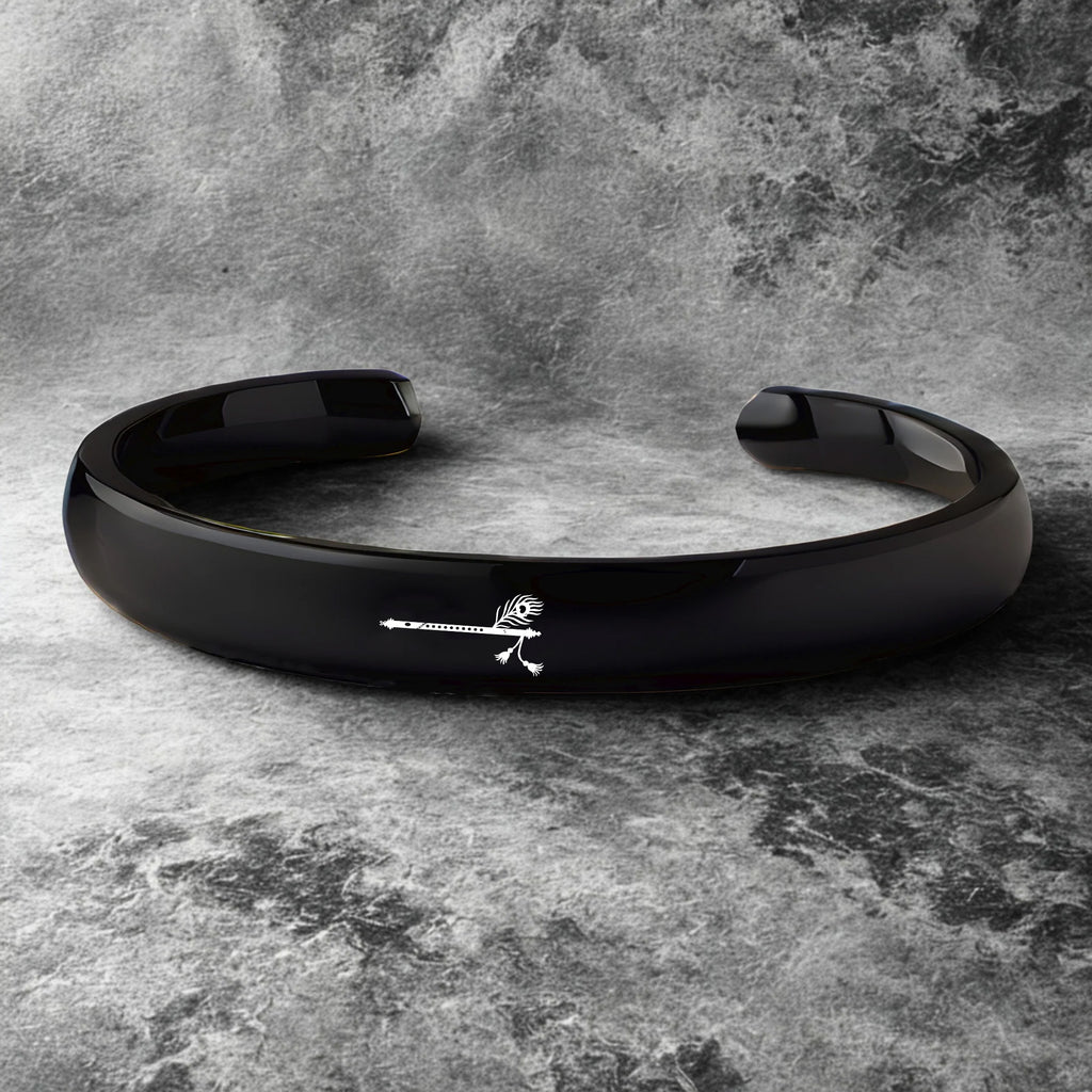 Krishna Flute Cuff Bracelet
