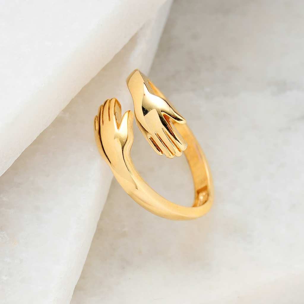 HOLDING HAND RING