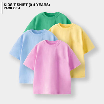 Baby T-Shirt (0-4 Years) - Pack of 4