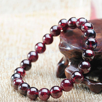 RED GARNET BRACELET (मकर राशि)