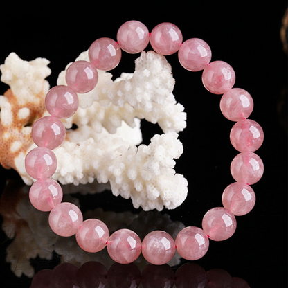 ROSE QUARTZ BRACELET (वृषभ राशि)