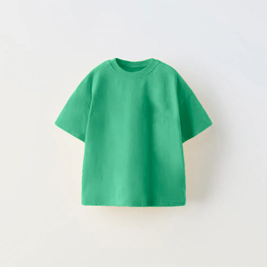 Kids Plain T-Shirt (0-4 Yrs) - Mint Green