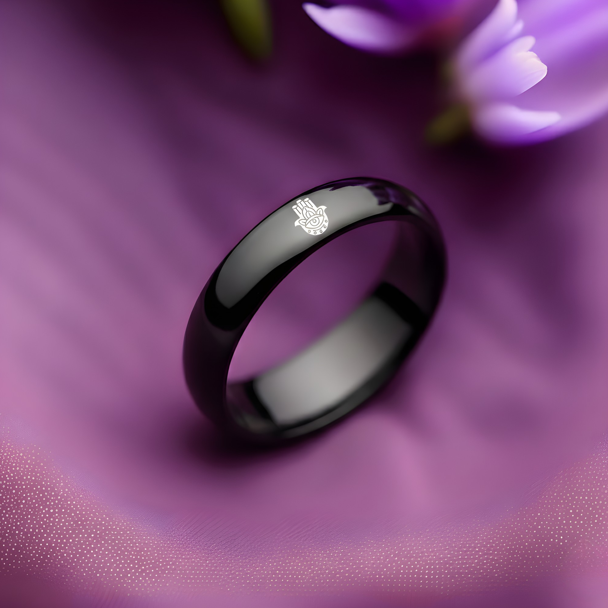 The Guardian Hamsa Hand & Evil Eye Ring