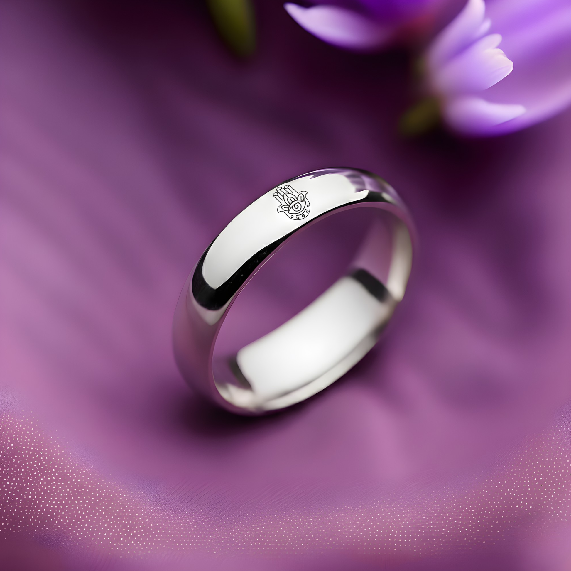 The Guardian Hamsa Hand & Evil Eye Ring